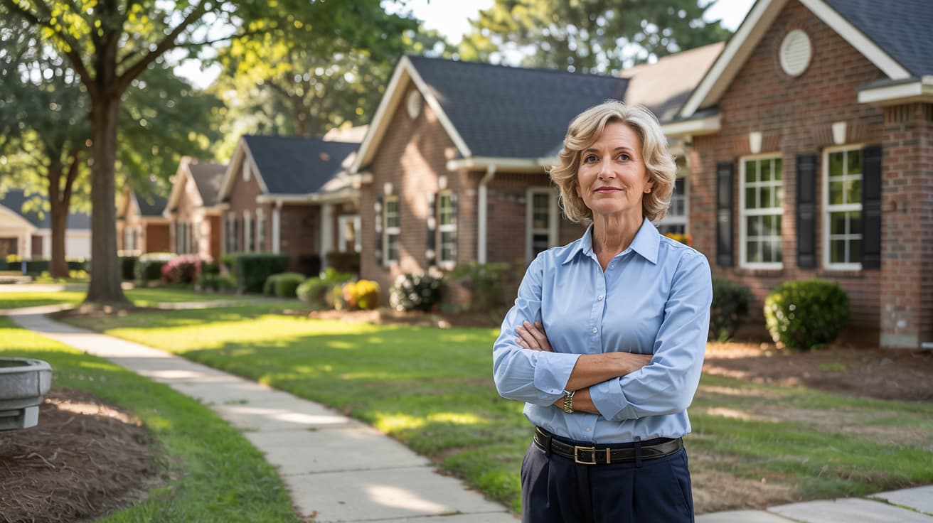 Happy property owner